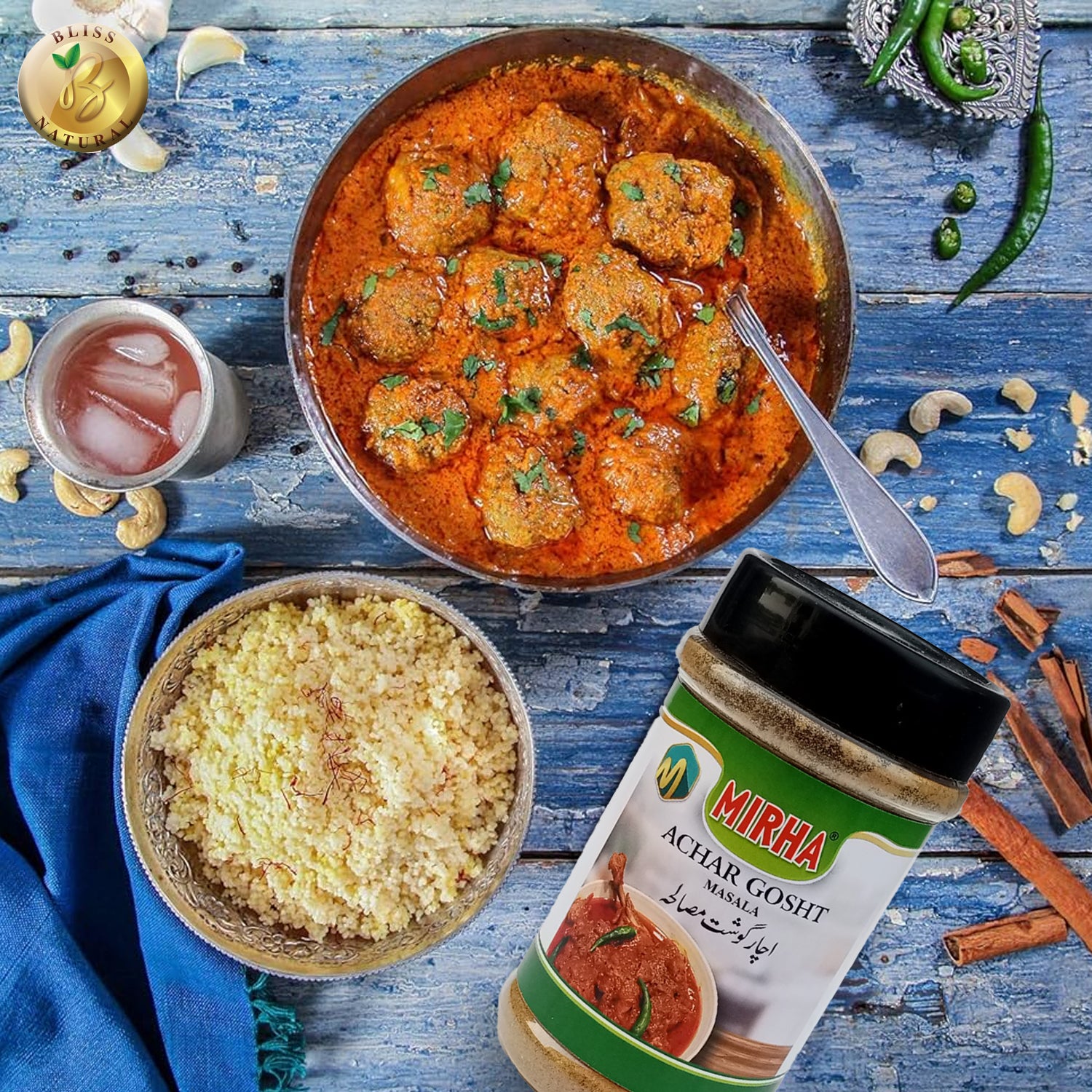 MIRHA ACHAR GOSHT MASALA JAR 200 GRAM